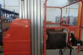 见田科技欧力升系列产品-自行走铝合金升降平台交付石家庄